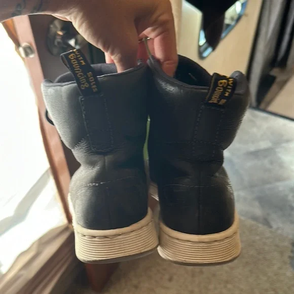 Dr. Martens Black motorcycle type boots - Picture 2 of 7